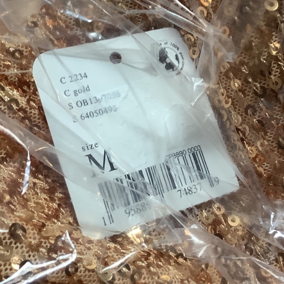 Free People Nwt Sequin Crop Top gypsy goddess date night - Picture 6 of 9